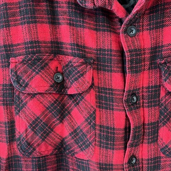 Cherokee Red and Black Heavy Shacket Size XL - Picture 7 of 15